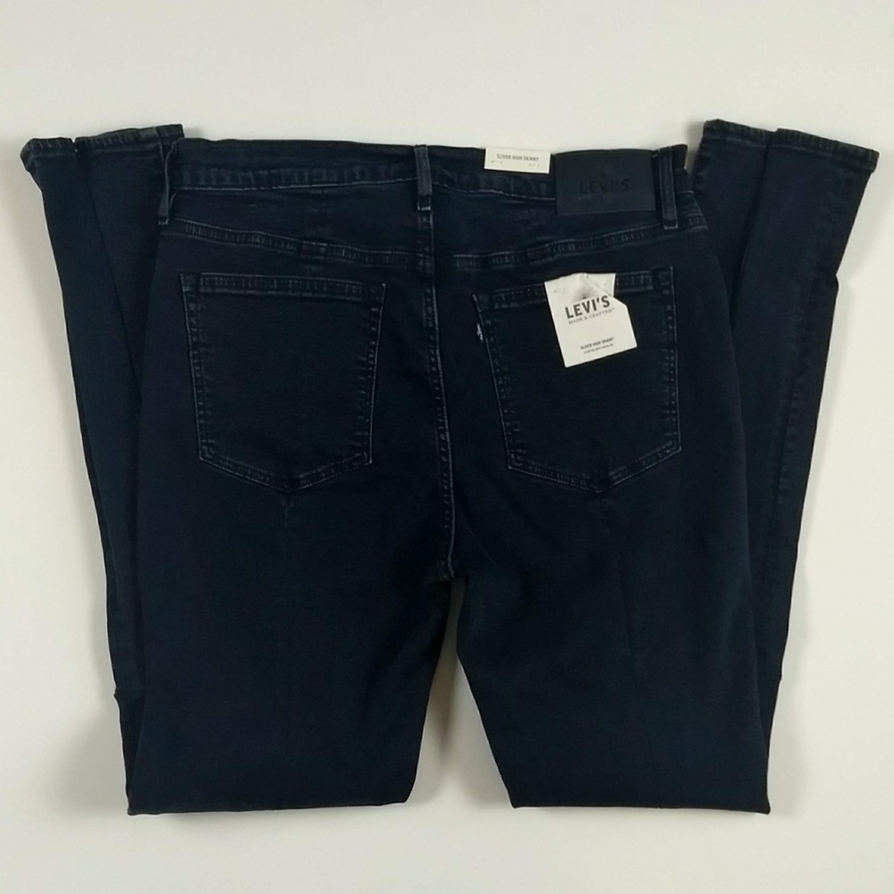 Levi's Sliver High Waist Skinny Jeans W32 32x30 - Picture 3 of 8